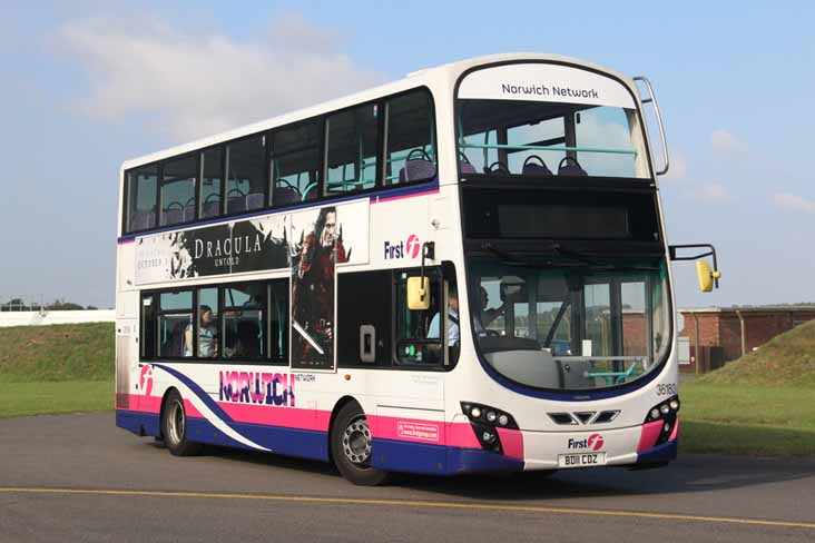 First Norwich Volvo B9TL Wright 36180